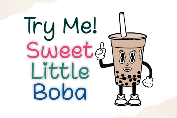 Boba Sugar Font - Preview 3