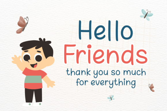 Cheerful Baby Font PNG with transparent background - Preview 1
