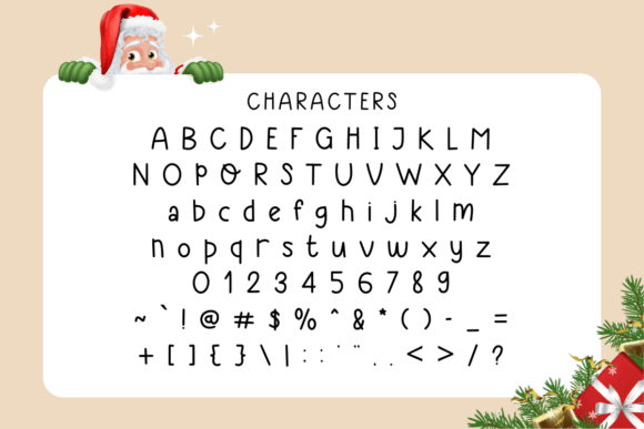 Christmas Note Font - Preview 2