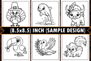 Cute Baby Animal Coloring Pages for Kids Graphic by PixelQuill ...