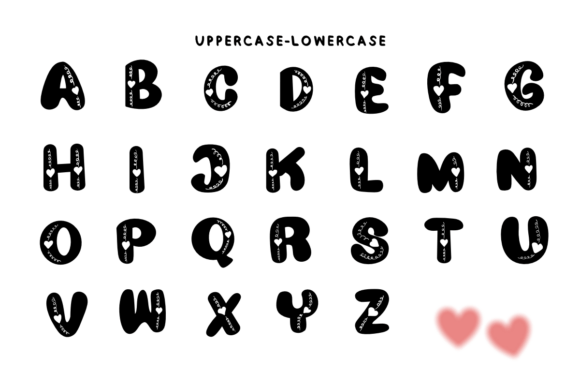 Cute Valentine Font - Preview 4