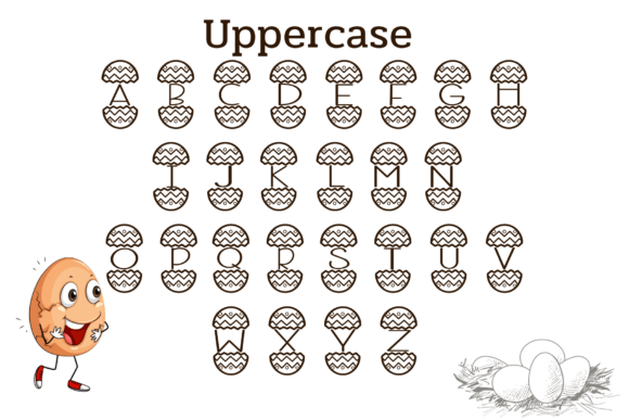 Cute Eggs Font - Preview 1
