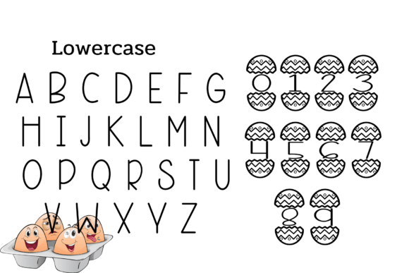 Cute Eggs Font - Preview 2