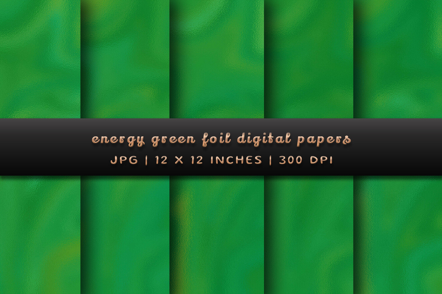 Energy Green Foil Digital Papers Graphic by Pugazh Logan · Creative Fabrica