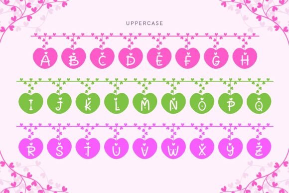 Farm Love Font PNG with transparent background - Preview 1