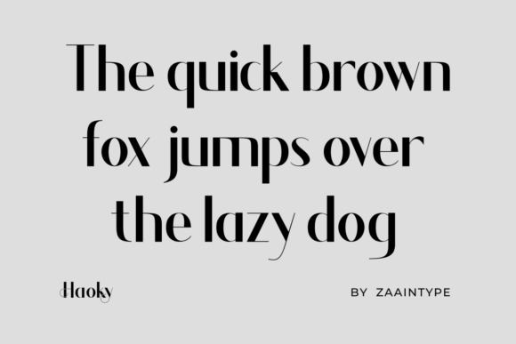 Haoky Font - Preview 3