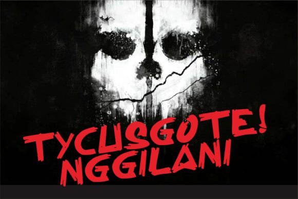 Horror Village Font PNG with transparent background - Preview 1