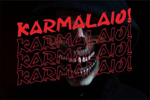 Horror Village Font PNG with transparent background - Preview 2