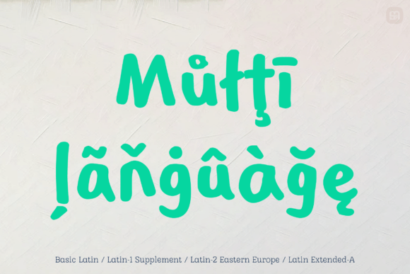 Kiddo Potae Font PNG with transparent background - Preview 4