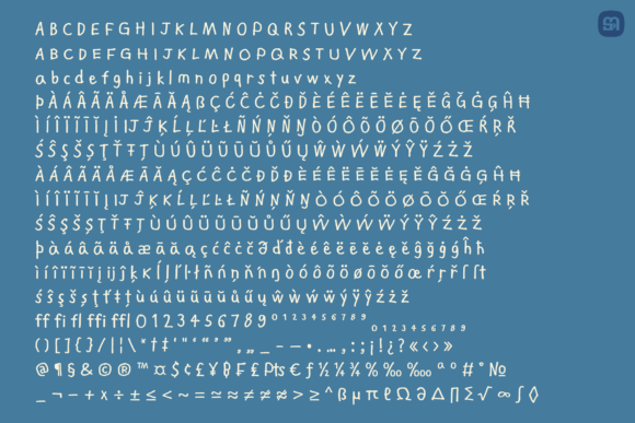 Kiddo Potae Font PNG with transparent background - Preview 6