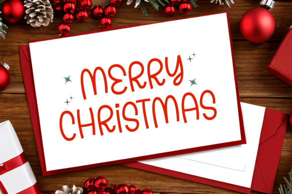 Merry Party Font PNG with transparent background - Preview 2