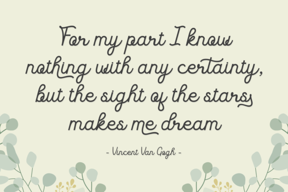 Nature Journey Font PNG with transparent background - Preview 2