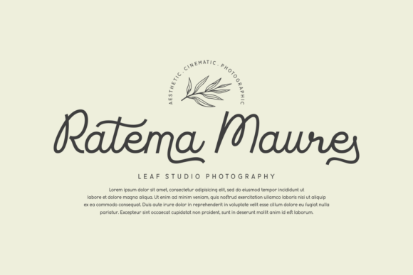 Nature Journey Font PNG with transparent background - Preview 3