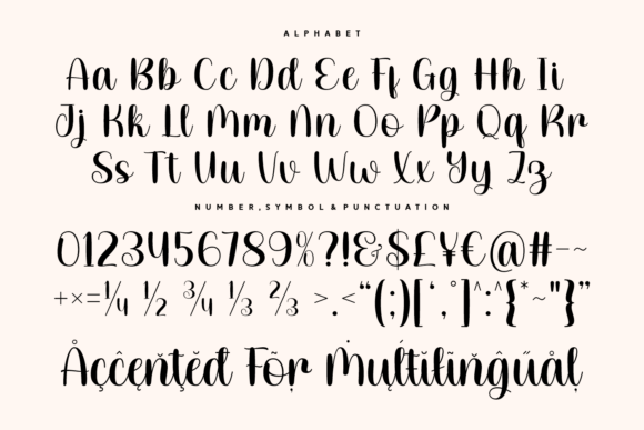 Nicolate Font PNG with transparent background - Preview 3