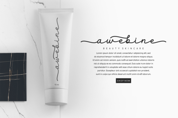 Onelica Font PNG with transparent background - Preview 3