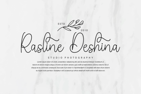 Radiant Feather Font PNG with transparent background - Preview 2
