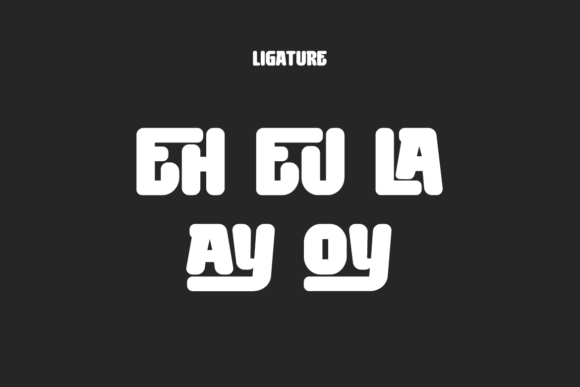 Rebona Bolder Font PNG with transparent background - Preview 3