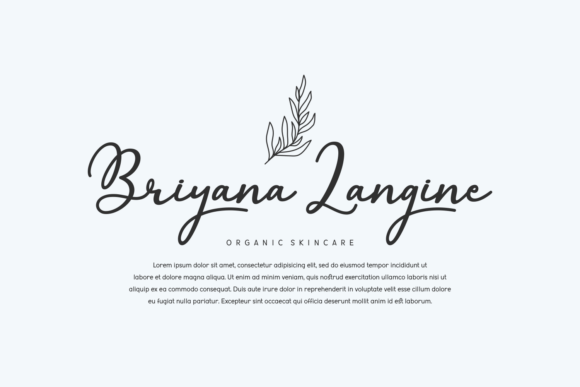 Regiena Font PNG with transparent background - Preview 1