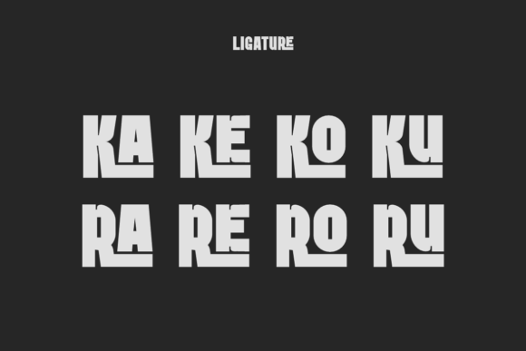 Roustang Industrial Font PNG with transparent background - Preview 3