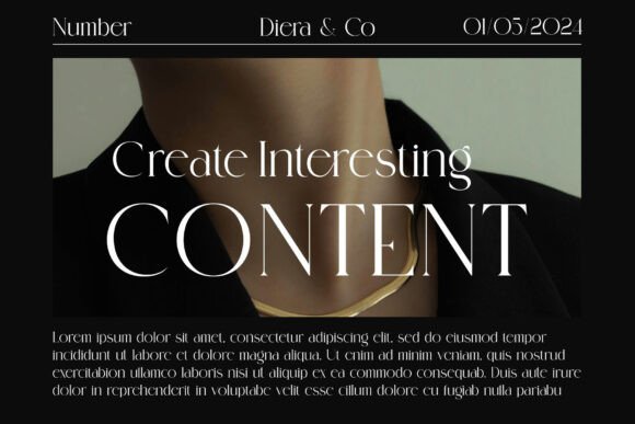 Rubien Gaston Font PNG with transparent background - Preview 2