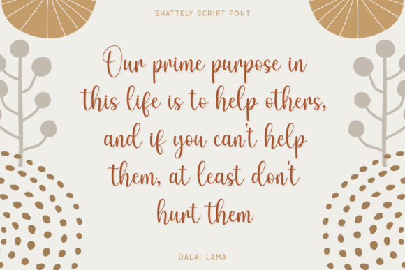 Shattely Font PNG with transparent background - Preview 1