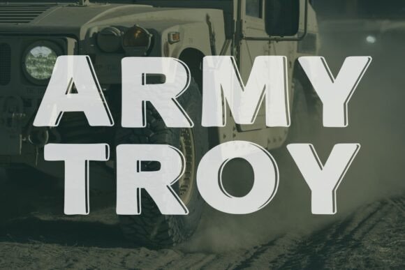 Army Black Font - Preview 2