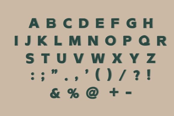 Army Black Font - Preview 3