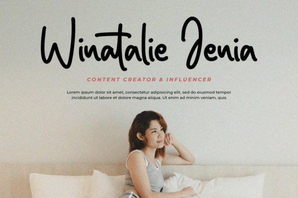 Besainting Font - Preview 3