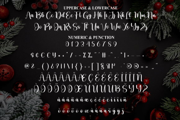 Black Christmas Font - Preview 6