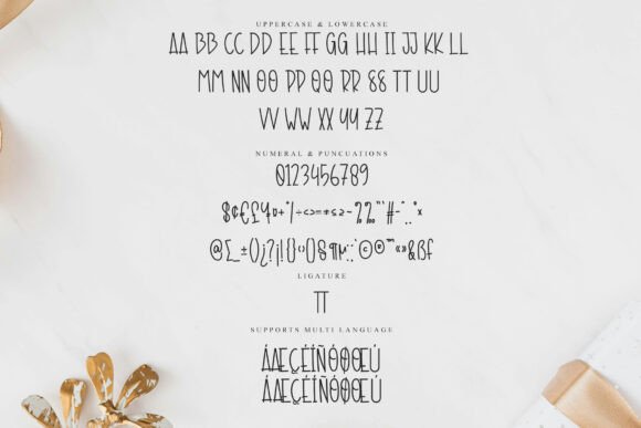 Black Simple Font - Preview 5