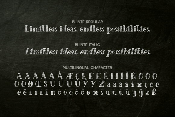 Blinte Font - Preview 2