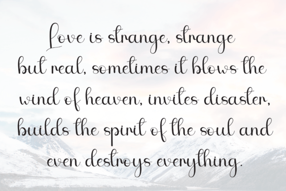 Bright Frosty Font PNG with transparent background - Preview 5