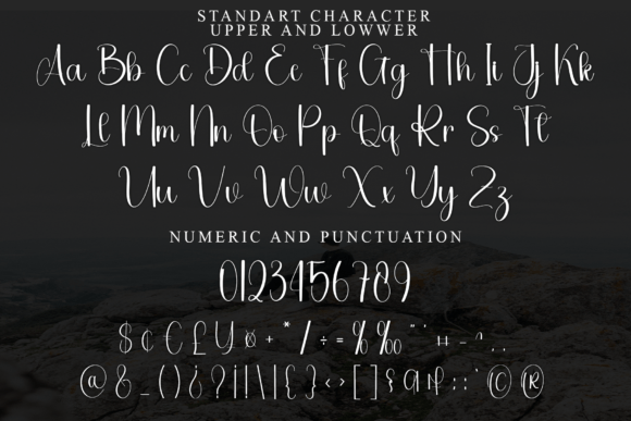 Bright Silluet Font - Preview 4