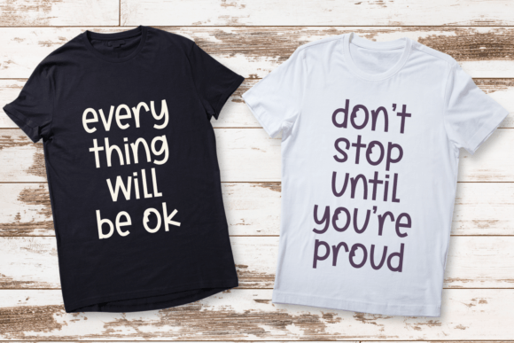 Change One Thing Font - Preview 5