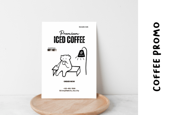 Cute Coffee Shop Promo Flyer