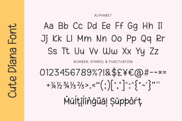 Cute Diana Font - Preview 3