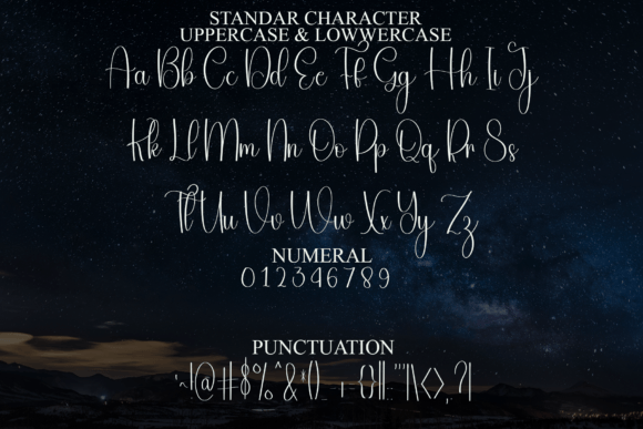 February Samantha Font PNG with transparent background - Preview 2