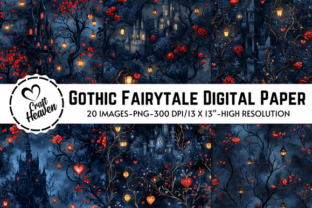 Gothic Fairytale Digital Paper Graphic by Craft Heaven · Creative Fabrica