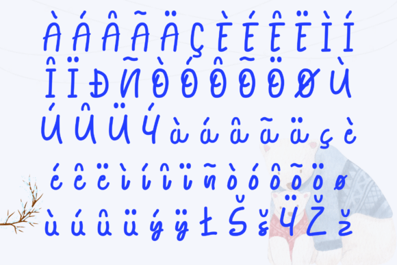 Guduchi Handmade Font PNG with transparent background - Preview 5