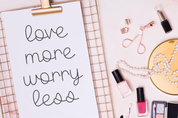 Love Amour Font PNG with transparent background - Preview 2