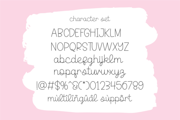Love Amour Font PNG with transparent background - Preview 4