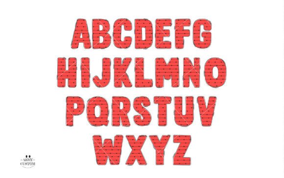 Love Valentine's Little Heart Font PNG with transparent background - Preview 2