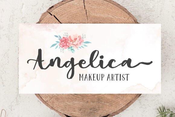 Malesa Brush Font PNG with transparent background - Preview 3