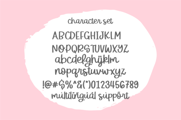 Mercy Love Font PNG with transparent background - Preview 4