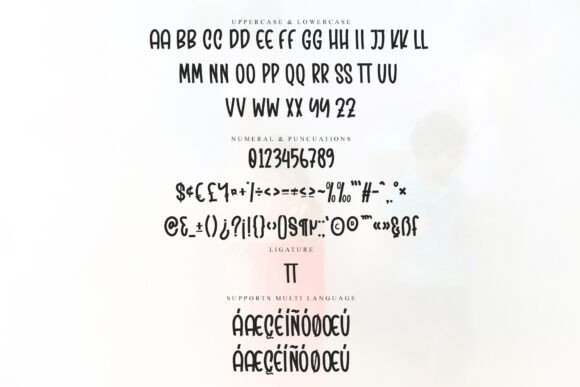 Notes Alphabet Font font preview - 5