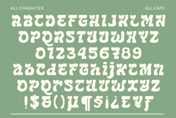Palmica Font PNG with transparent background - Preview 2
