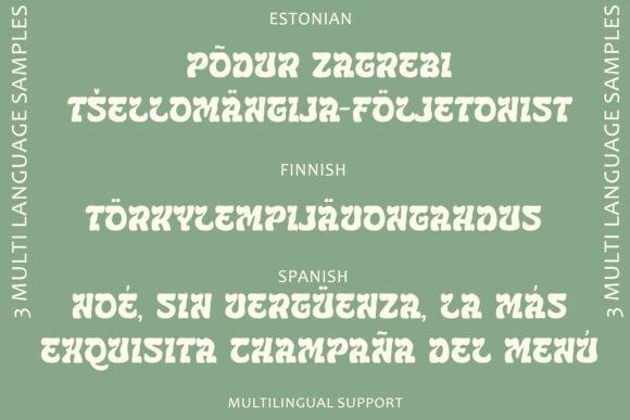 Palmica Font PNG with transparent background - Preview 3
