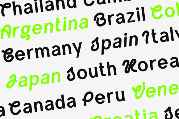 Quirkfy Font PNG with transparent background - Preview 1