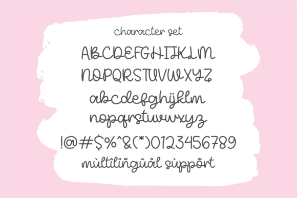 Romance Delight Font PNG with transparent background - Preview 1