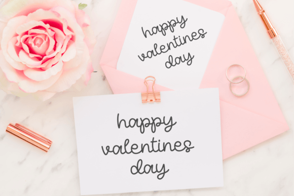 Romance Delight Font PNG with transparent background - Preview 3